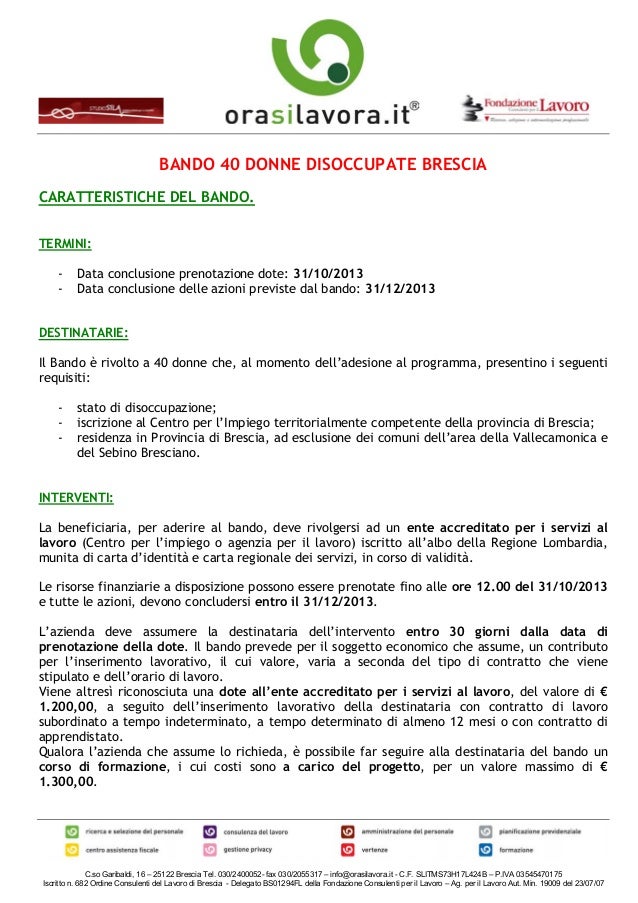 offerte lavoro per donne brescia offerte lavoro per donne brescia